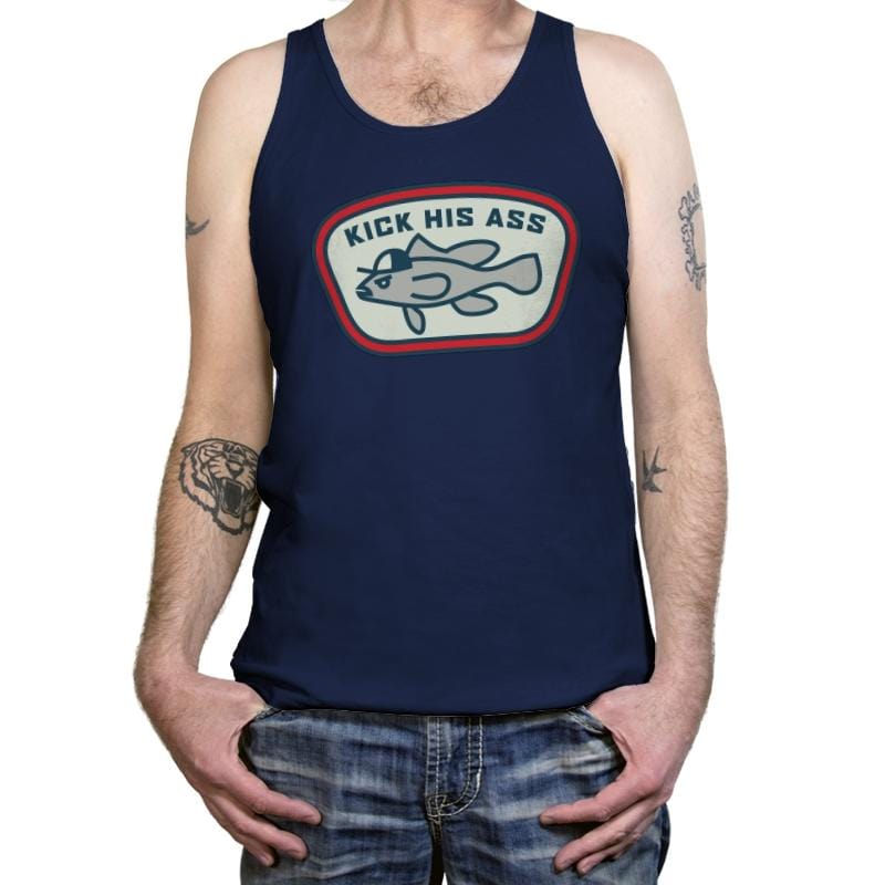 Sea Bass - Tanktop Tanktop RIPT Apparel X-Small / Navy