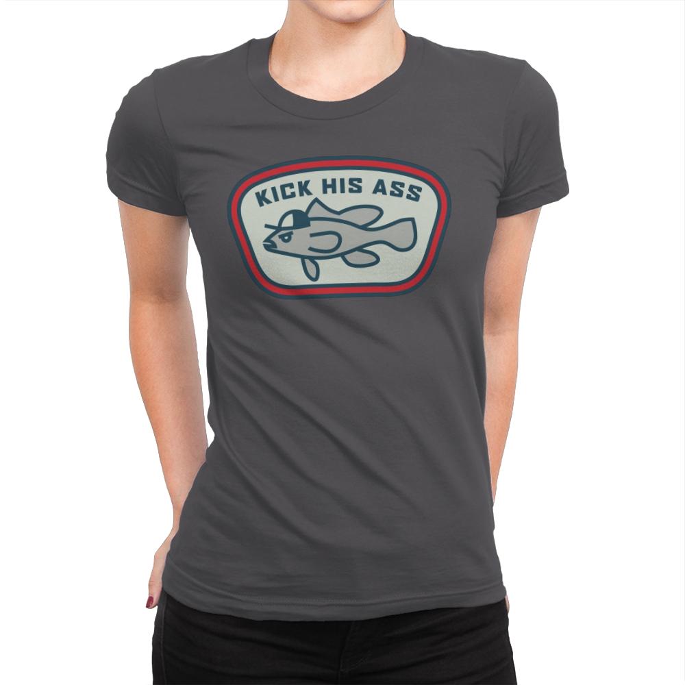 Sea Bass - Womens Premium T-Shirts RIPT Apparel Small / Heavy Metal