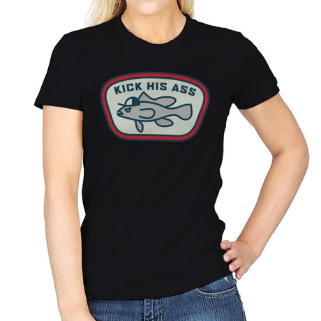 Sea Bass - Womens T-Shirts RIPT Apparel Small / Black