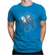 Sea Otters Holding Hands - Mens Premium T-Shirts RIPT Apparel Small / Turqouise