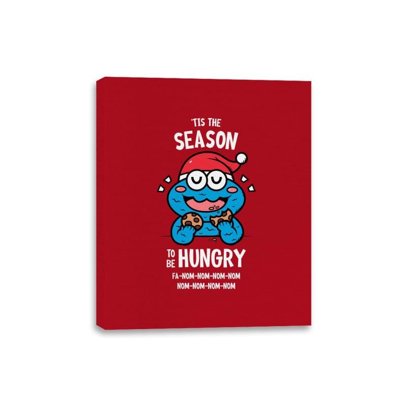 Season to be Hungry - Canvas Wraps Canvas Wraps RIPT Apparel 8x10 / Red