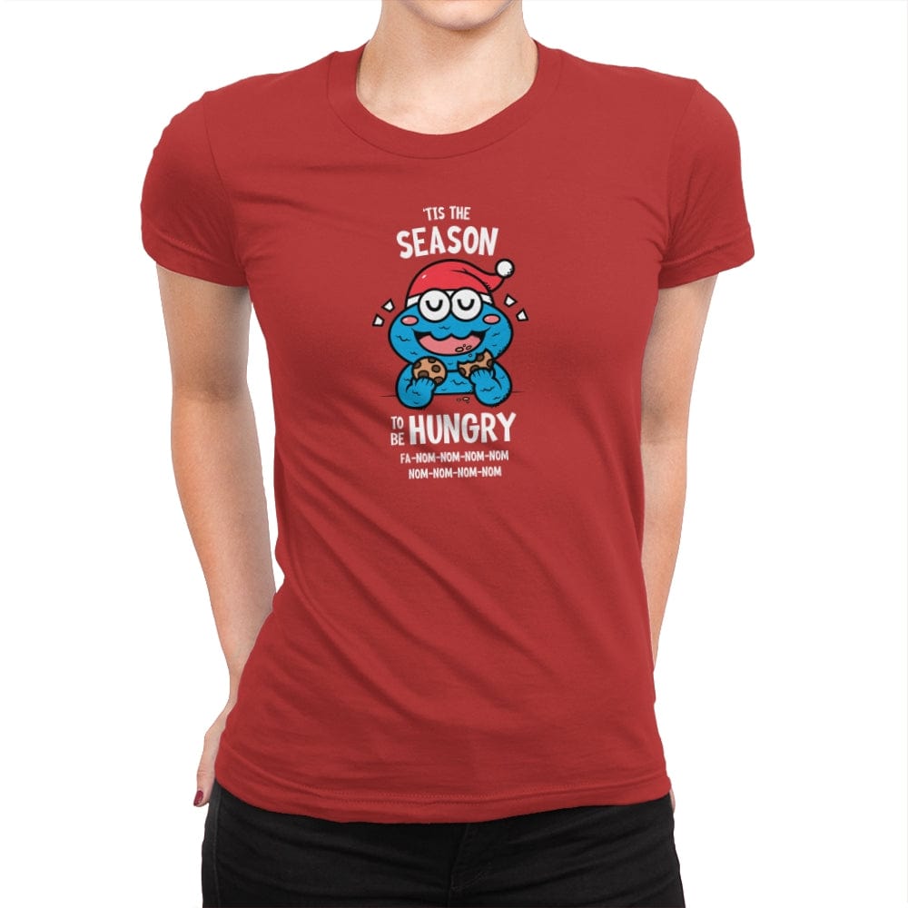 Season to be Hungry - Womens Premium T-Shirts RIPT Apparel Small / Red