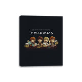 Second Breakfast's Friends - Canvas Wraps Canvas Wraps RIPT Apparel 8x10 / Black