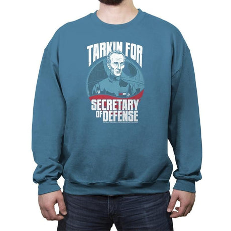 Secretary of Defense - Crew Neck Sweatshirt Crew Neck Sweatshirt RIPT Apparel Small / Indigo Blue