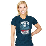 Secretary of Defense - Womens T-Shirts RIPT Apparel Small / Indigo