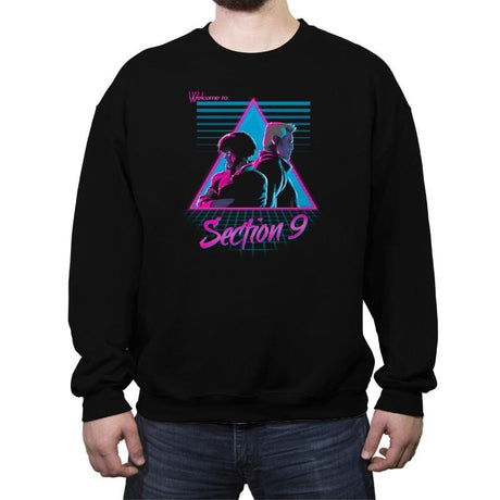 Section 9 - Crew Neck Sweatshirt Crew Neck Sweatshirt RIPT Apparel Small / Black