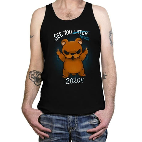 See You Never 2020 - Tanktop Tanktop RIPT Apparel X-Small / Black