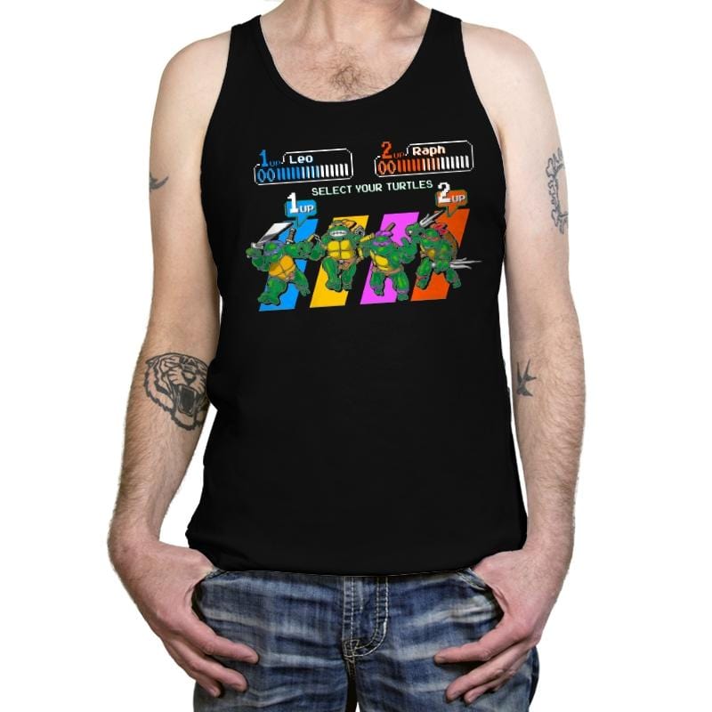 Select A Turtle - Tanktop Tanktop RIPT Apparel X-Small / Black