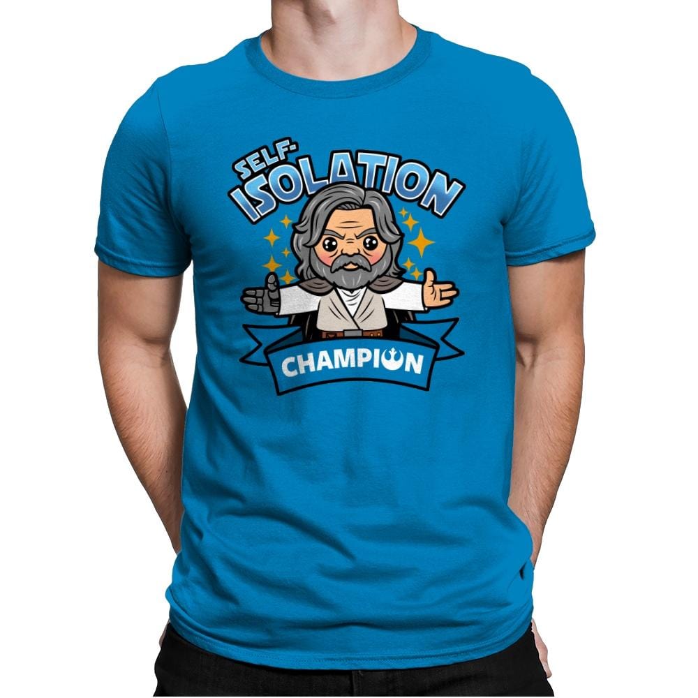 Self-Isolation Champion - Mens Premium T-Shirts RIPT Apparel Small / Turqouise