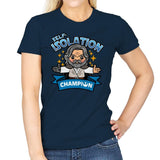 Self-Isolation Champion - Womens T-Shirts RIPT Apparel Small / Navy