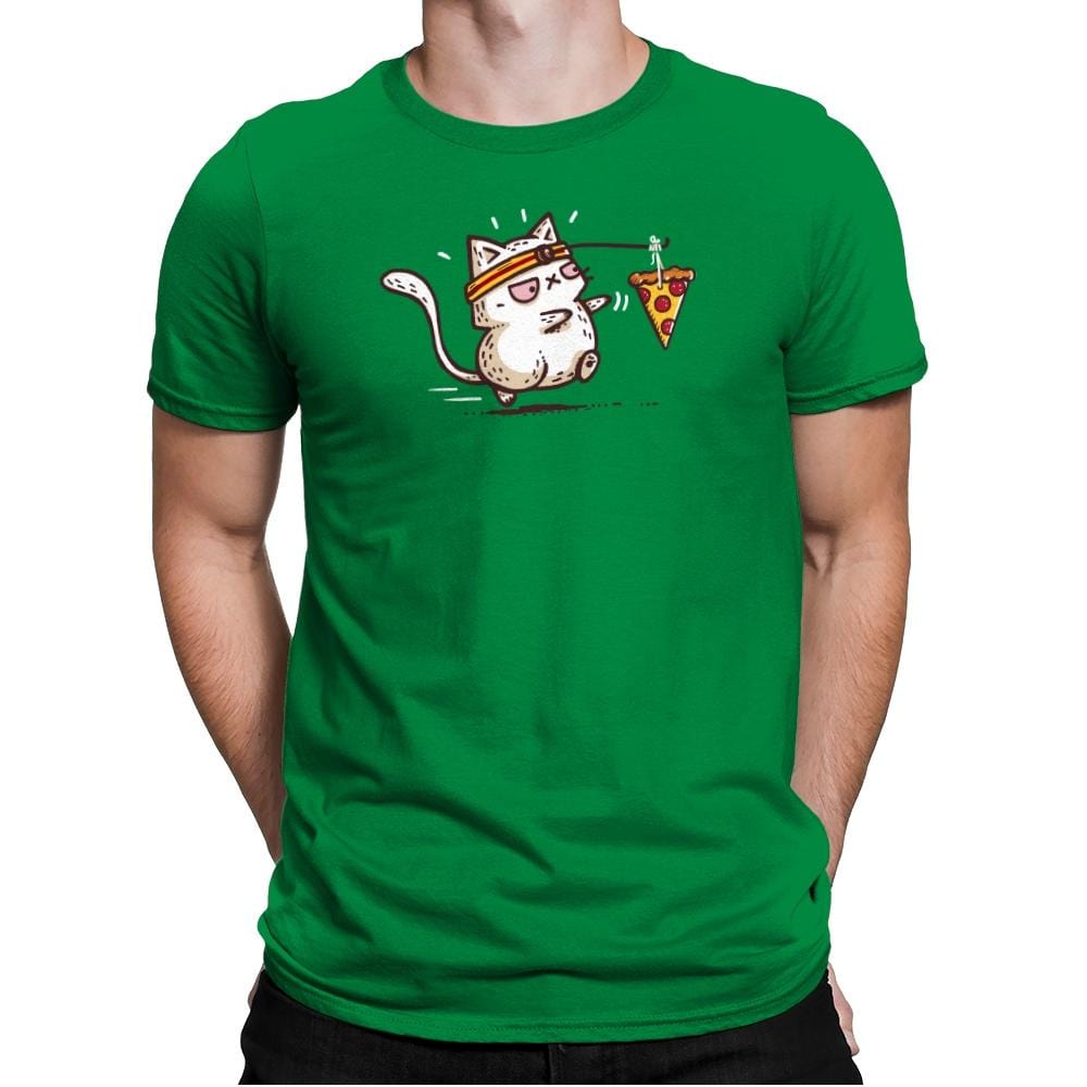 Self Meowtivation - Mens Premium T-Shirts RIPT Apparel Small / Kelly