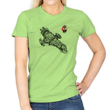 Serenity Sumi-E - Sumi Ink Wars - Womens T-Shirts RIPT Apparel Small / Mint Green