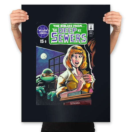 Sewer-Thing - Prints Posters RIPT Apparel 18x24 / Black