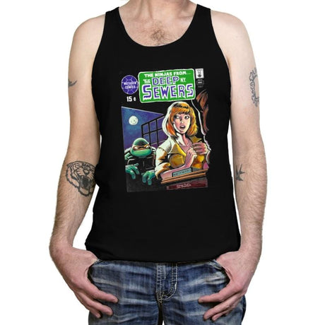 Sewer-Thing - Tanktop Tanktop RIPT Apparel X-Small / Black