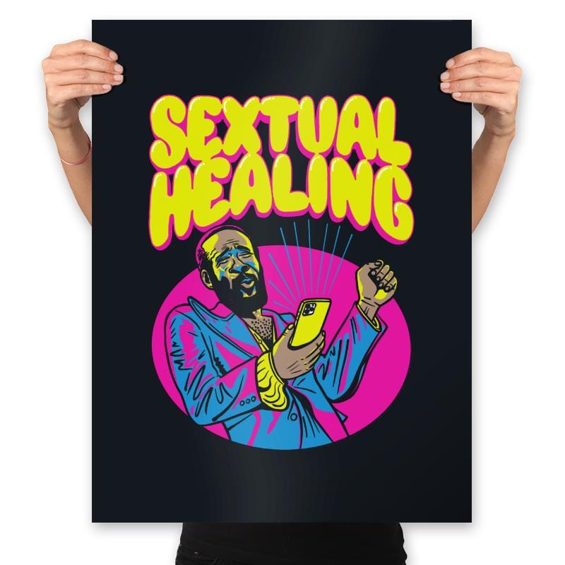 Sextual Healing - Prints Posters RIPT Apparel 18x24 / Black