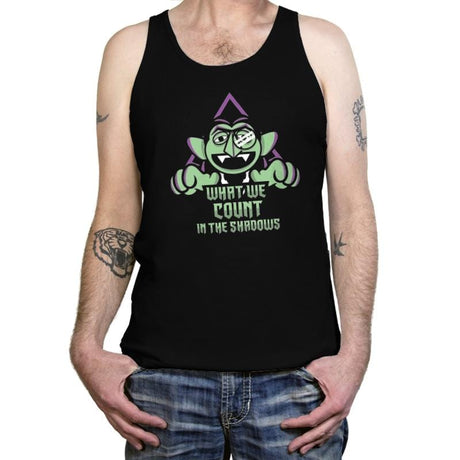 Shadow Count - Tanktop Tanktop RIPT Apparel X-Small / Black