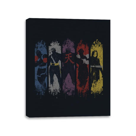 SHADOW FOES - Canvas Wraps Canvas Wraps RIPT Apparel 11x14 / Black