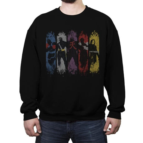 SHADOW FOES - Crew Neck Sweatshirt Crew Neck Sweatshirt RIPT Apparel Small / Black