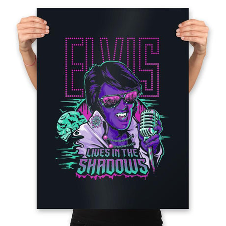 SHADOW KING - Prints Posters RIPT Apparel 18x24 / Black