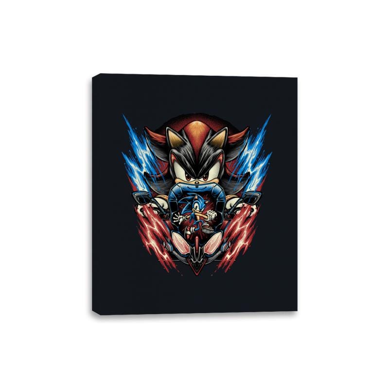 Shadow of Speed - Canvas Wraps Canvas Wraps RIPT Apparel 8x10 / Black