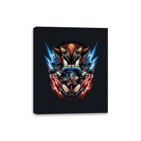 Shadow of Speed - Canvas Wraps Canvas Wraps RIPT Apparel 8x10 / Black