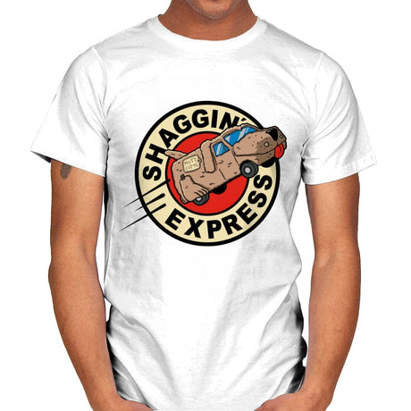 Shaggin Express - Mens T-Shirts RIPT Apparel Small / White