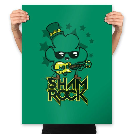 Shamrock - Prints Posters RIPT Apparel 18x24 / Kelly Green