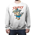 Sharky Boy - Crew Neck Sweatshirt Crew Neck Sweatshirt RIPT Apparel Small / White