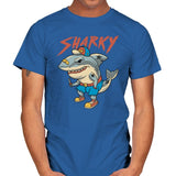 Sharky Boy - Mens T-Shirts RIPT Apparel Small / Royal