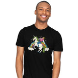 She-Man! - Mens T-Shirts RIPT Apparel Small / Black