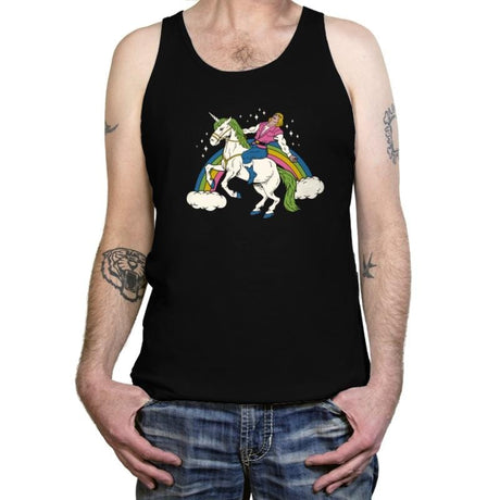 She-Man! - Tanktop Tanktop RIPT Apparel X-Small / Black