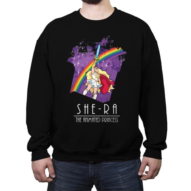 SHE-RA the Animated Princess - Crew Neck Sweatshirt Crew Neck Sweatshirt RIPT Apparel