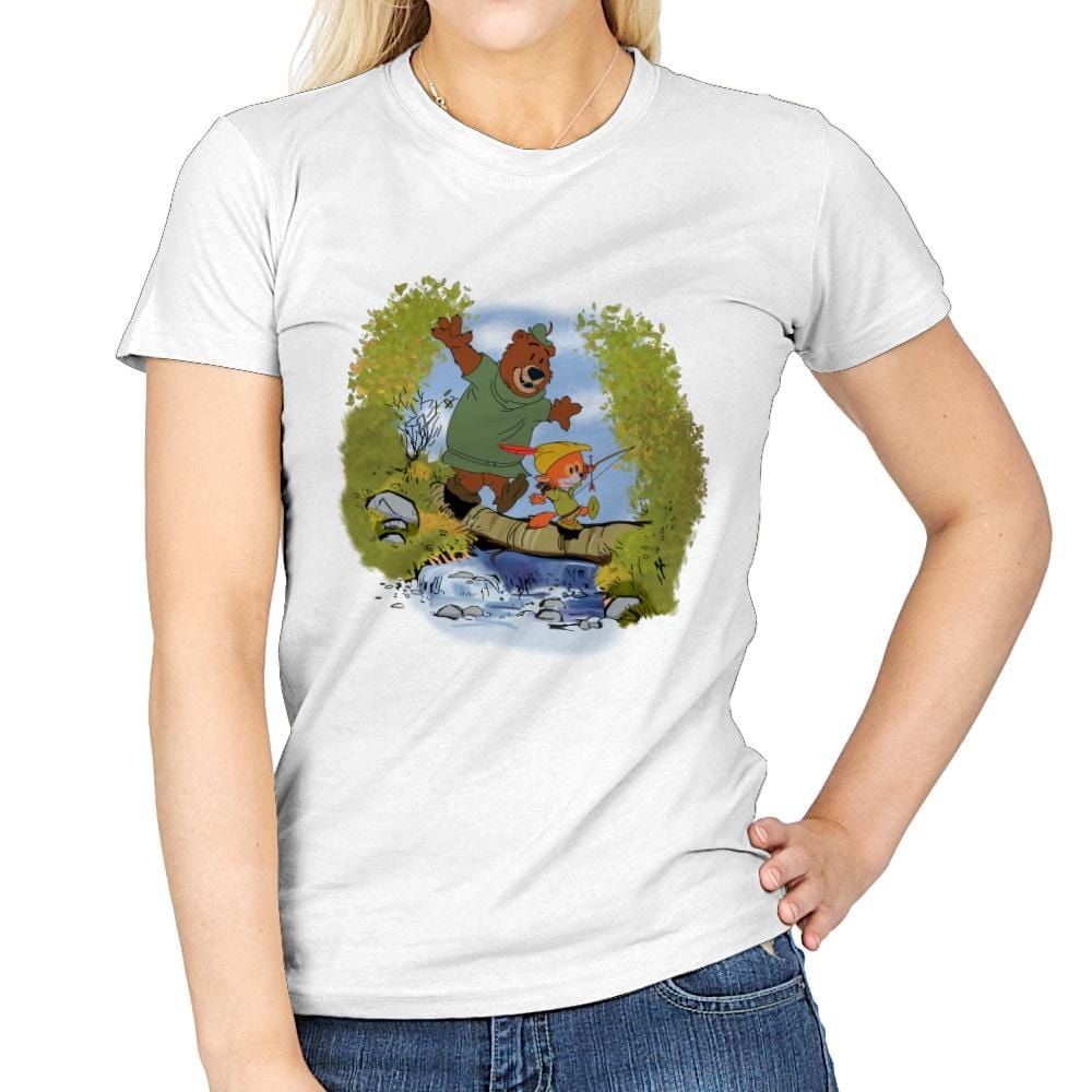 Sherwood Awaits - Womens T-Shirts RIPT Apparel Small / White