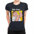Shh Aaaa - Womens Premium T-Shirts RIPT Apparel Small / Midnight Navy