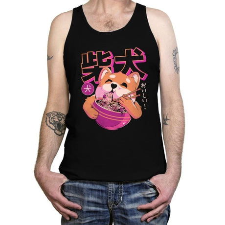 Shiba Noodles - Tanktop Tanktop RIPT Apparel X-Small / Black