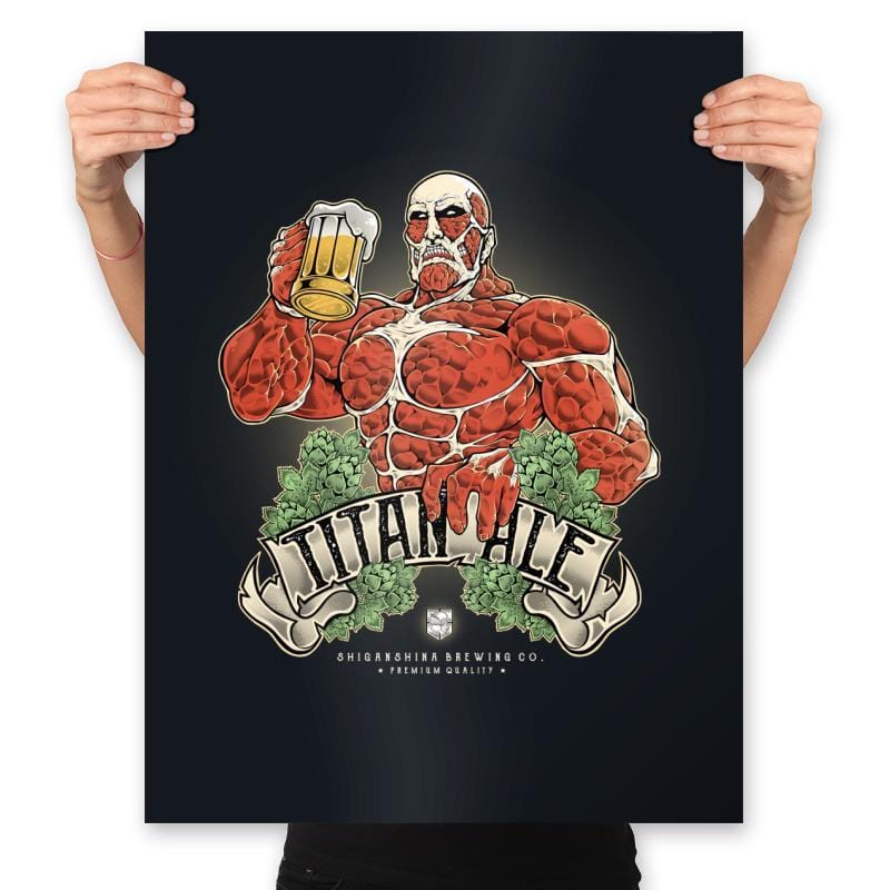 Shiganshina Brewing Company - Prints Posters RIPT Apparel 18x24 / Black