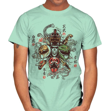 Shijin Rangers - Best Seller - Mens T-Shirts RIPT Apparel Small / Mint Green