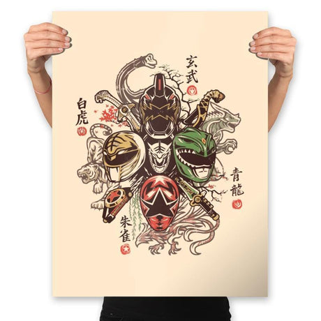 Shijin Rangers - Best Seller - Prints Posters RIPT Apparel 18x24