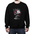 Shinigami Loves Apples - Crew Neck Sweatshirt Crew Neck Sweatshirt RIPT Apparel Small / Black