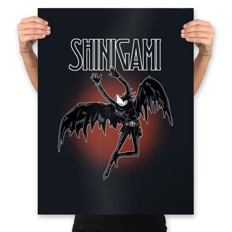 Shinigami - Prints Posters RIPT Apparel 18x24 / Black