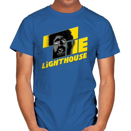 Shining Lighthouse - Mens T-Shirts RIPT Apparel Small / Royal