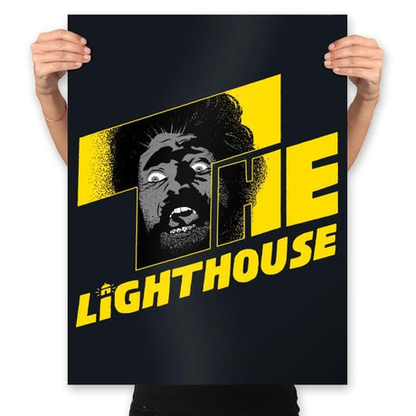 Shining Lighthouse - Prints Posters RIPT Apparel 18x24 / Black