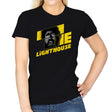 Shining Lighthouse - Womens T-Shirts RIPT Apparel Small / Black