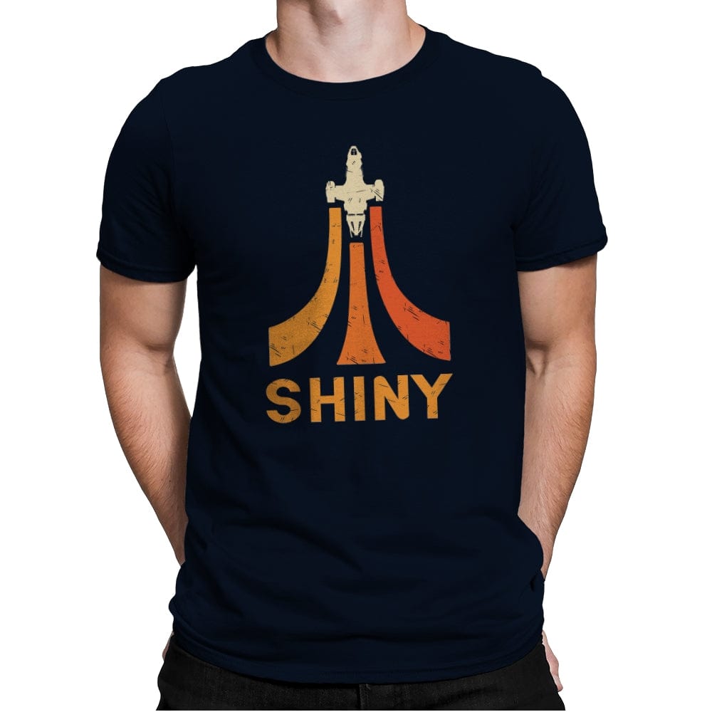 Shiny - Mens Premium T-Shirts RIPT Apparel Small / Midnight Navy