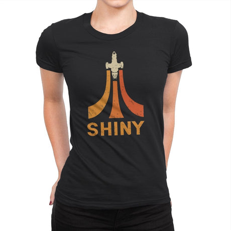 Shiny - Womens Premium T-Shirts RIPT Apparel Small / Black