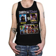 Shirts vs The Blouses - Retro Fighter Series - Tanktop Tanktop RIPT Apparel X-Small / Black