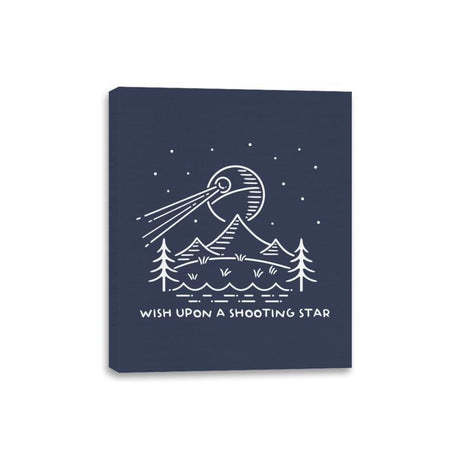 Shooting Star - Canvas Wraps Canvas Wraps RIPT Apparel 8x10 / Navy