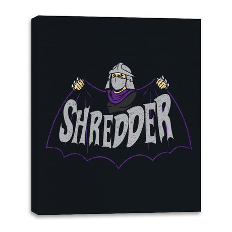 Shred-Man - Canvas Wraps Canvas Wraps RIPT Apparel 16x20 / Black