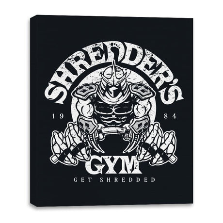 Shredder's Gym - Canvas Wraps Canvas Wraps RIPT Apparel 16x20 / Black