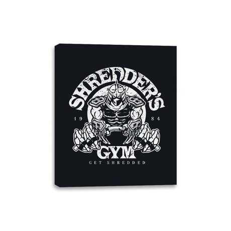 Shredder's Gym - Canvas Wraps Canvas Wraps RIPT Apparel 8x10 / Black